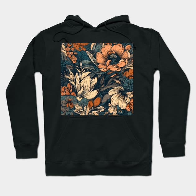 Floral pattern 1 Hoodie by summer-sun-art